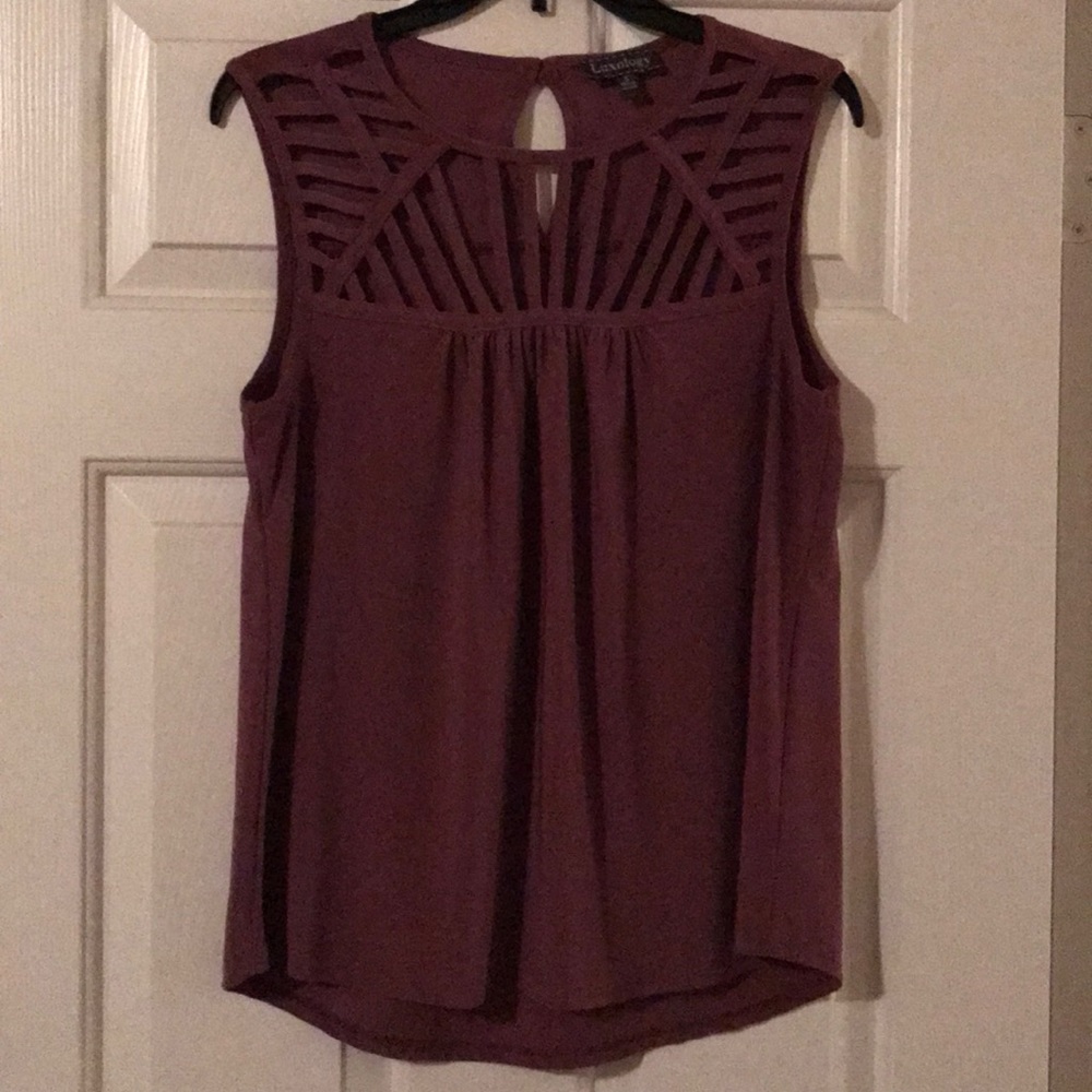 Luxology cutout sleeveless top